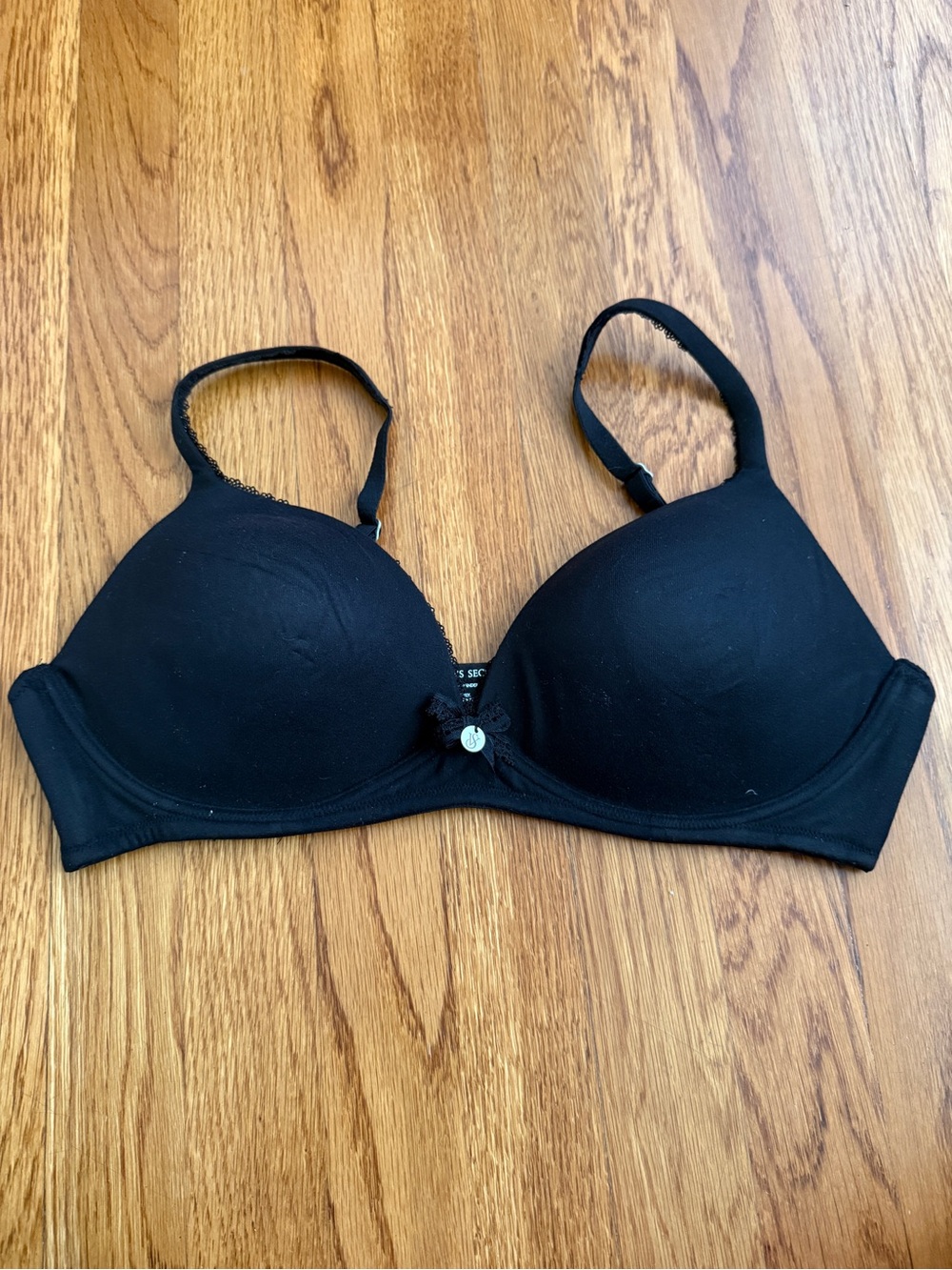 Victorias Secret black coquette sexy bra 36B